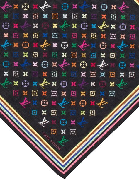 bandeau louis vuitton multicolor|louis vuitton monogram bandana.